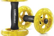 Core Wheels Dynamic Strength &amp; Ab Trainer, Yellow