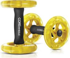 Core Wheels Dynamic Strength & Ab Trainer, Yellow