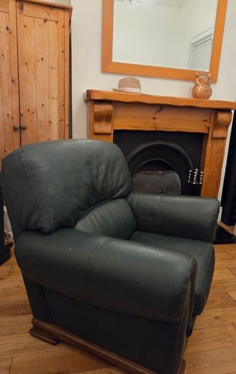 Leather armchair