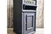 Post Box Small Cast Iron Black Insert CH R MB10 B
