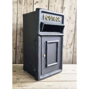 Post Box Small Cast Iron Black Insert CH R MB10 B