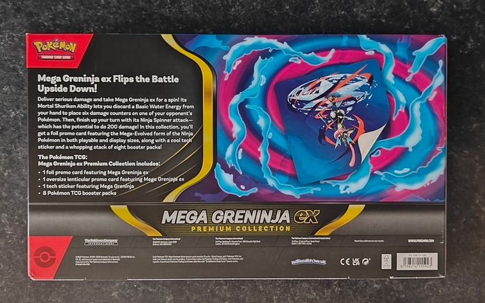 FREE Tracked Shipping. Pokemon Mega Greninja ex Premium Collection