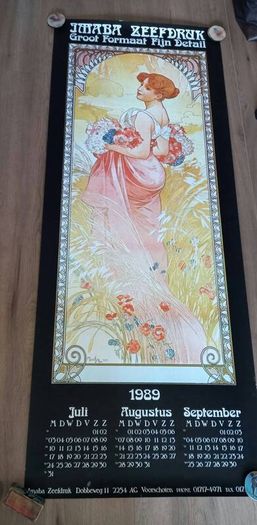 Alphonse Mucha Silkscreen Prints Art Nouveau