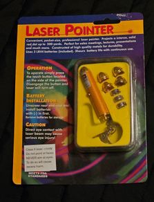 Laser pointer fairground retro vintage