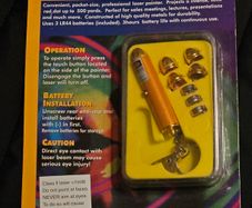 Laser pointer fairground retro vintage
