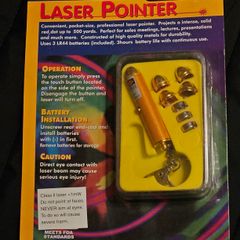 Laser pointer fairground retro vintage