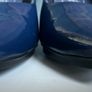 Chamby Leather Point Toe Court Shoe - Navy Patent Image 3