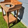 Pine Washstand with Matching Jug & Basin Set Image 8