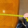 Wooden extendable dining table Image 6