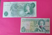 Bank of JERSEY  1993 And ENGLAND 1970 one pound  note