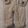 fluffy Cosy Hooded pramsuit all in one Image 3