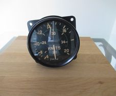 1944 WW2 Lancaster Bomber Airspeed Indicator Ref 6A/1294 340 Knots Gauge RAF Vintage Active