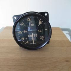 1944 WW2 Lancaster Bomber Airspeed Indicator Ref 6A/1294 340 Knots Gauge RAF Vintage Active