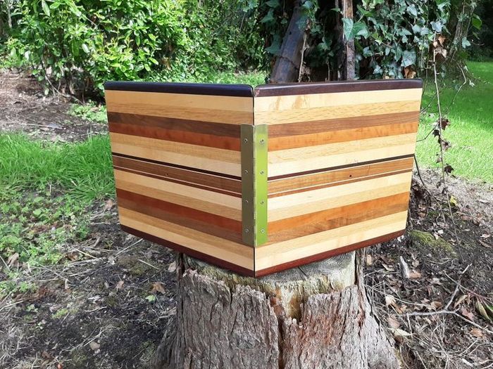 David Levy wooden CD rack