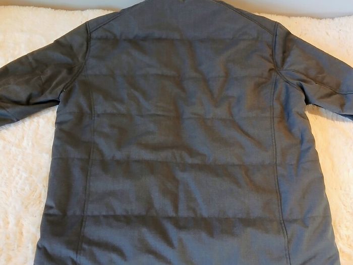 Paul Costelloe Living Men Grey Padded Quilted Jacket - Size XL