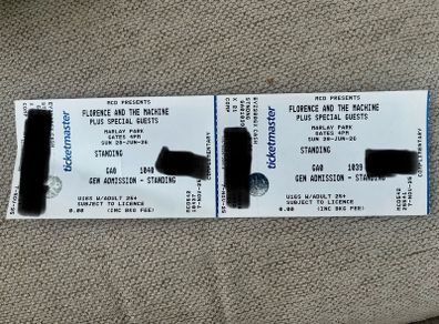 Florence & The Machine - 2 tickets