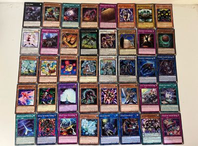 Bundle of 40 1st Edition Yugioh Cards including Blue Eyes White Dragon (36 from 2020 and 4 1996) Yu-Gi-Oh