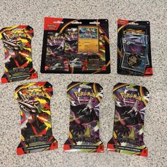 Pokemon Mega Evolutions Pitch Black Booster TCG Bundle Packs