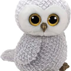 Vintage Extra Large Ty Beanie Boo Plush Soft Toy 17" Owlette