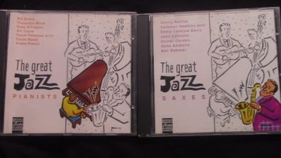 The Great Jazz Pianists & The Great Jazz Saxes (2 x CDs)