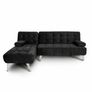 Elegant Velvet Sofa Bed with Chaiselongue 4 COLOURS Image 5
