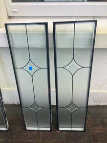 Set of two matching Double glazed window inset