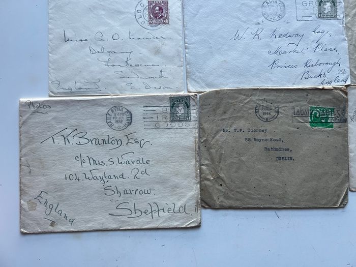 Irish 1930s 1940s Envelopes WW2 era 20 covers