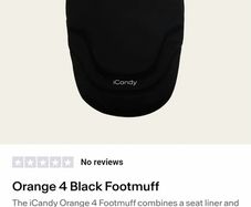 Brand New Icandy Footmuff still in package