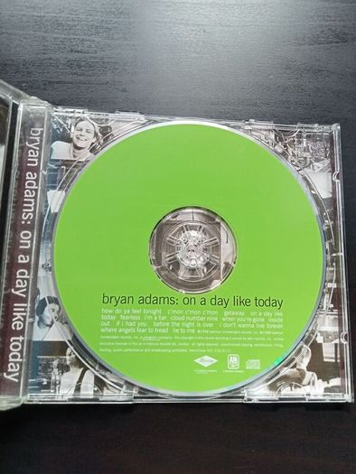 Bryan Adams - On a day like Today CD