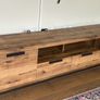 Oak TV unit & matching coffee table Image 2