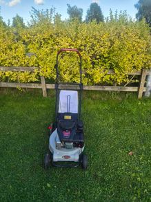 Patrol lawnmower very good condition starts easy runs perfect.