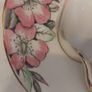 Fabulous Vintage Rare Patterned Royal Stafford Bone China Hand-Painted and Hand-Gilded Trio in a Stunning Pink Hibiscus Pattern, Pattern number 8239, Mint/Cabinet Condition Image 5