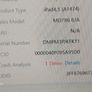 Apple Ipad Air 1st, 32 GB, Space Gray, Activation Locked, Excellent Cosmetic Condition, for parts or repair Image 6