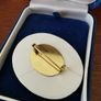 Aynsley Vintage English fine bone Rose Brooch Image 2