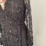 dress Bnwt black occasion dress size s/m Lilie rose brand Image 6