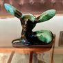 Vintage Blue Mountain Pottery Deer Fawn Figurine Canadian BMP Pottery Mid Century Animal Decor Image 2