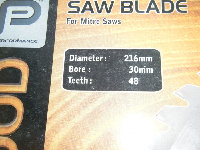 New 216mm 48 tooth TCT mitre saw blades