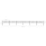 Garden Fence with Spear Top Steel 10.2x0.6 m Black Image 5