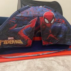Kids play tent spider man themed