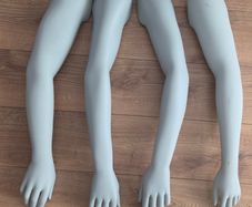 Mannequin Arms Set ,4 Display Arms ,2 Left, 2 Right, 50Eu