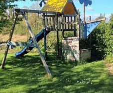 Swing, Slide, playhouse,  ship