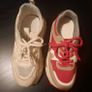 Red/Beige Fashion Runners Image 6