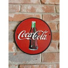 Cast iron sign - Coca Cola