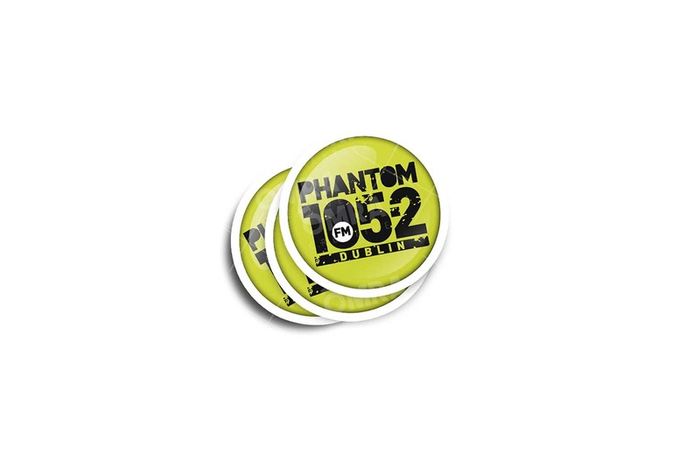 Phantom FM Glossy Stickers 3-Pack