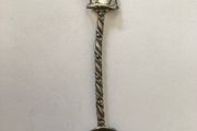 Antique Moroccan Dirham Coin Souvenir Spoon