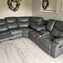 Valerie Corner Manual Leather Recliner Sofa Image 2