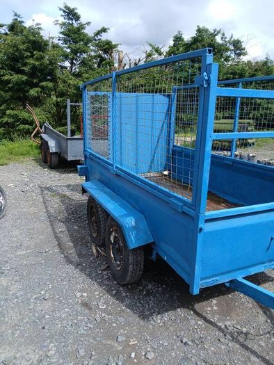 trailer with mesh sides 8x4 multipurpose trailer