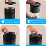 Air Purifier for Home, Quiet Air Cleaner with True HEPA Filter with 4 Speeds and Sleep Mode, Night Light, Odors Dust Mold for Allergens Smokers Pollen Pet Hair Image 9