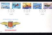 1979 Jersey 25th Anniversary of International Air Rally Commemorative Stamps First Day Cover (FDC)