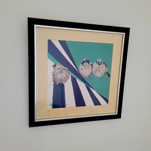 Framed "Trio" print by Inguna Mainule
